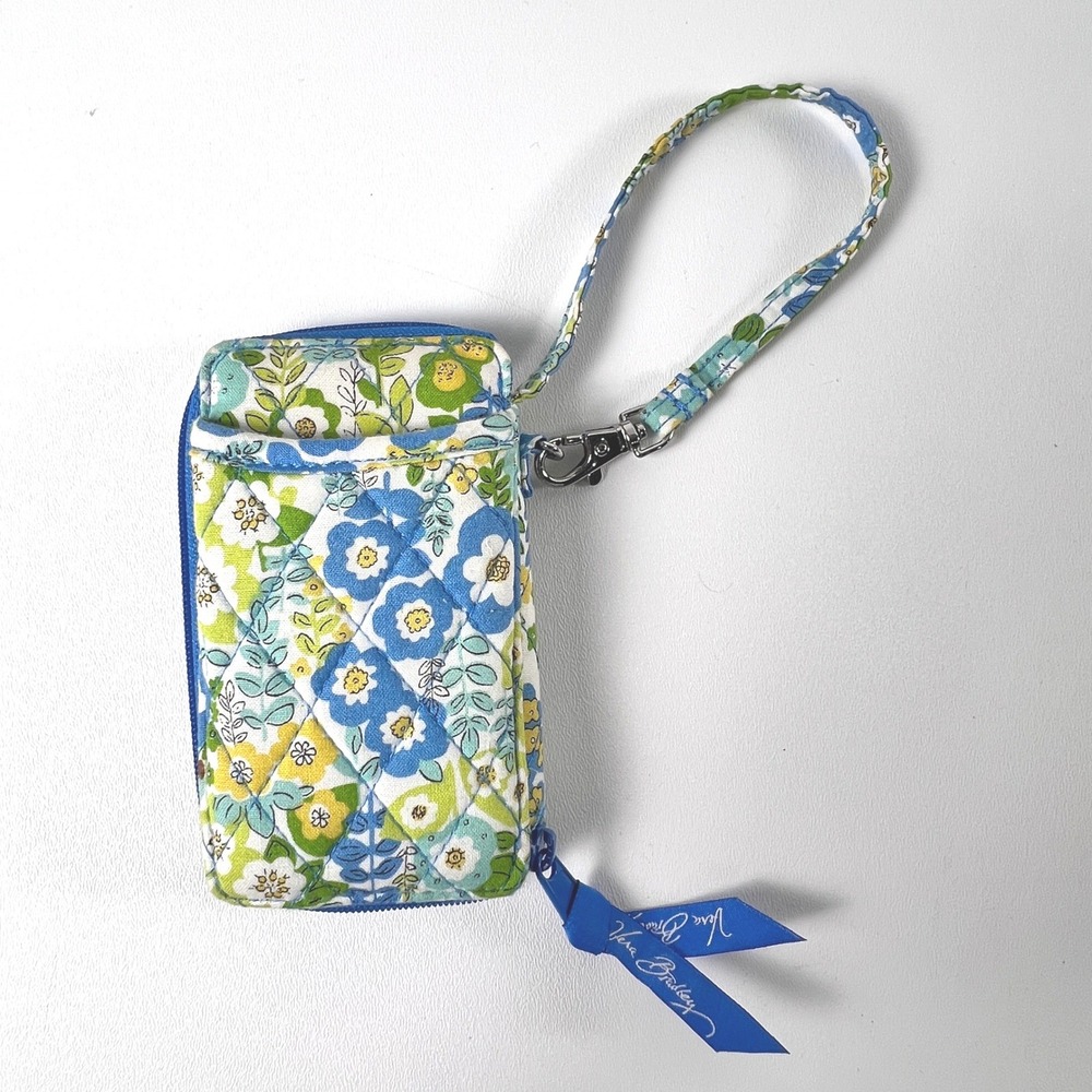 Vera Bradley Carry It All Wristlet English Meadow Multicolored Floral Retired - Picture 3 of 5